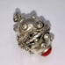 Rare Antique Victorian Silver Etruscan Peruzzi Fob Charm Pendant