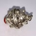 Rare Antique Victorian Silver Etruscan Peruzzi Fob Charm Pendant
