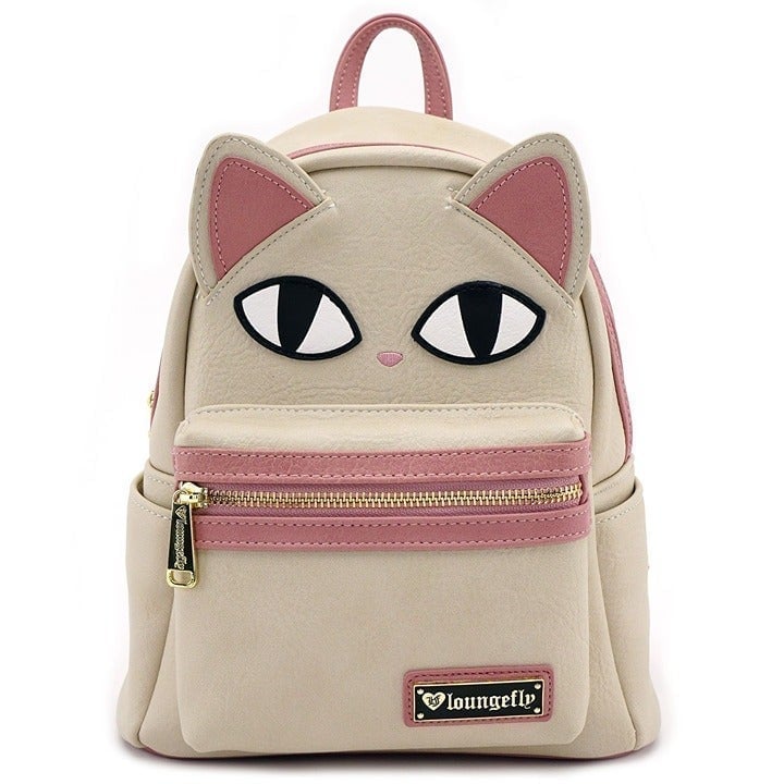 Loungefly Cat Eyes Pink Beige Mini Backpack