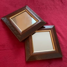 Vintage Brown Mirror Frames