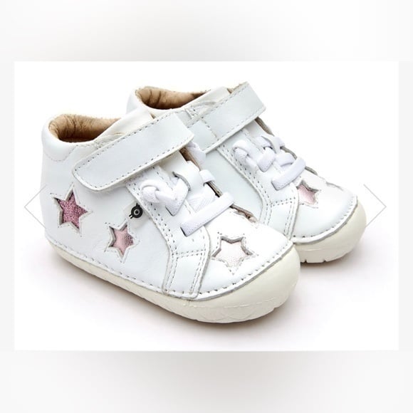 OLD SOLES GIRL'S SPANGLE PAVE SHOES - SNOW/PINK FROST/GLAM PINK