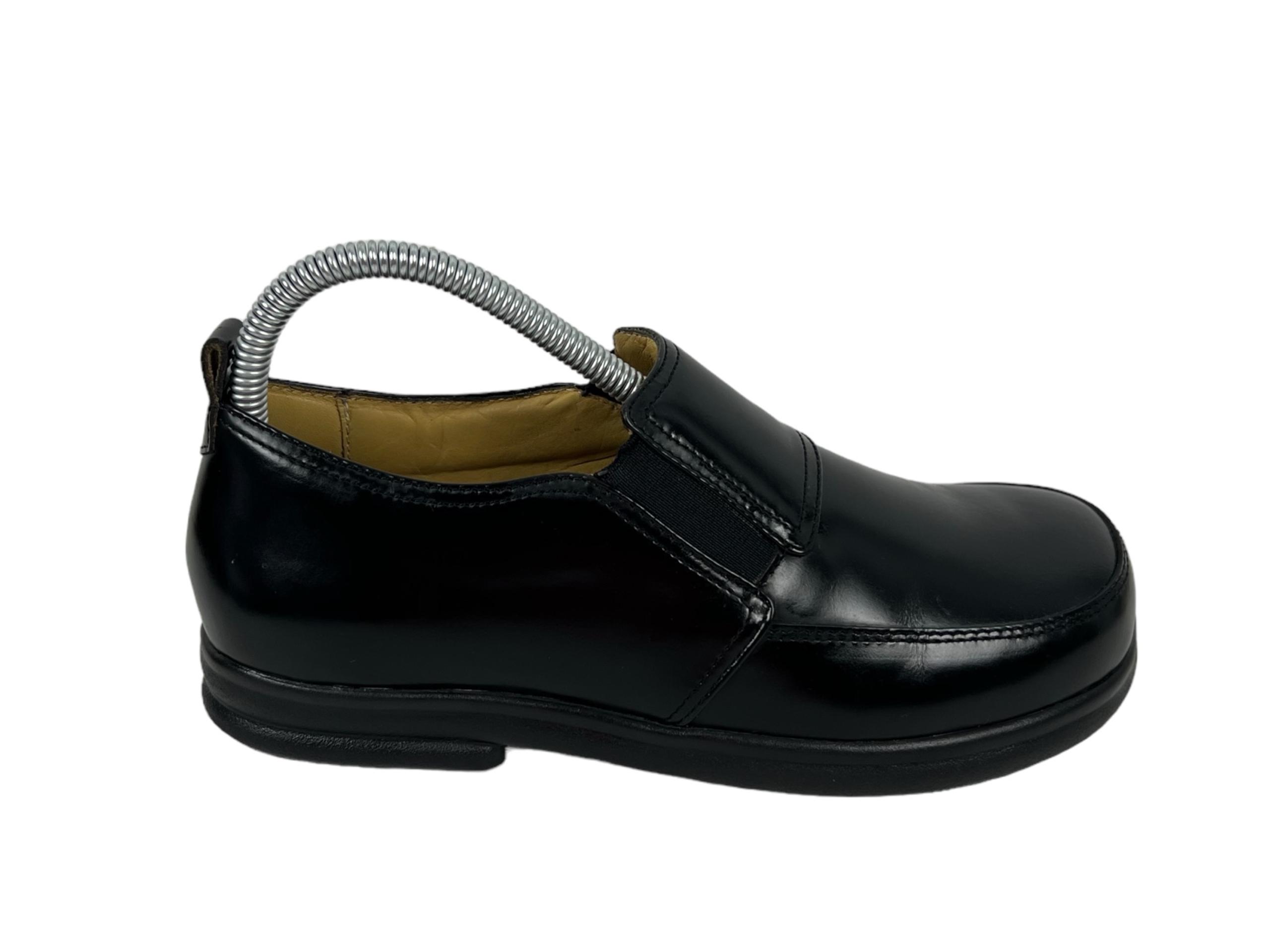 Birkenstock FootPrints Womens Slip On Loafer EU 37 US 6 6.5 Shoes Leather Black