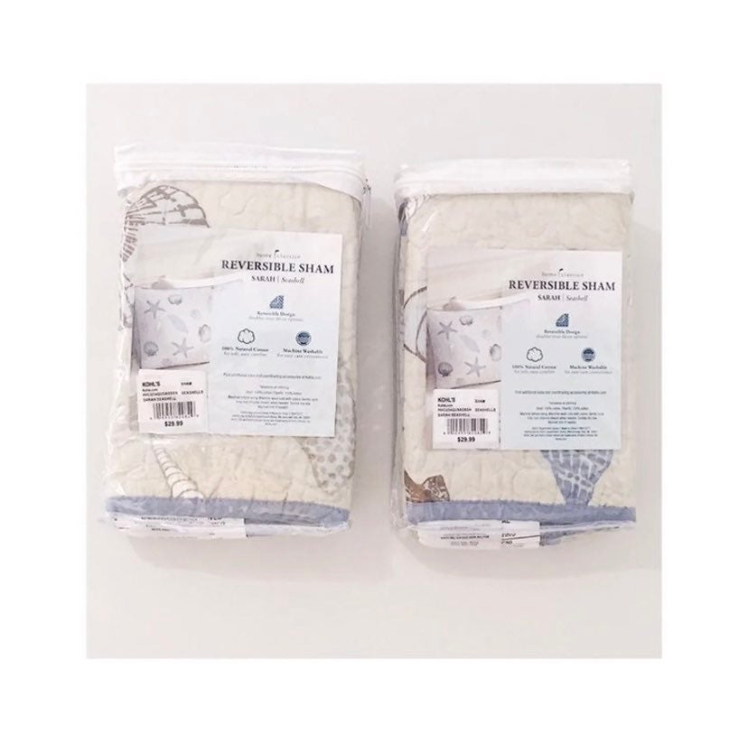 Seashell Standard Shams