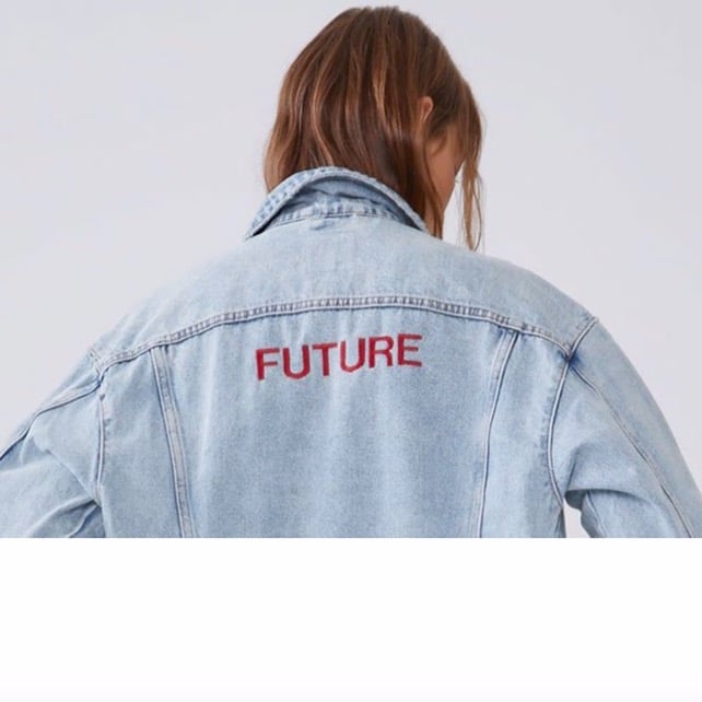Zara Future Denim Jacket New Zara Oversized Denim Jackets Coat