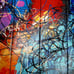 Abstract Heart Oil Paintings Set (5 pieces)