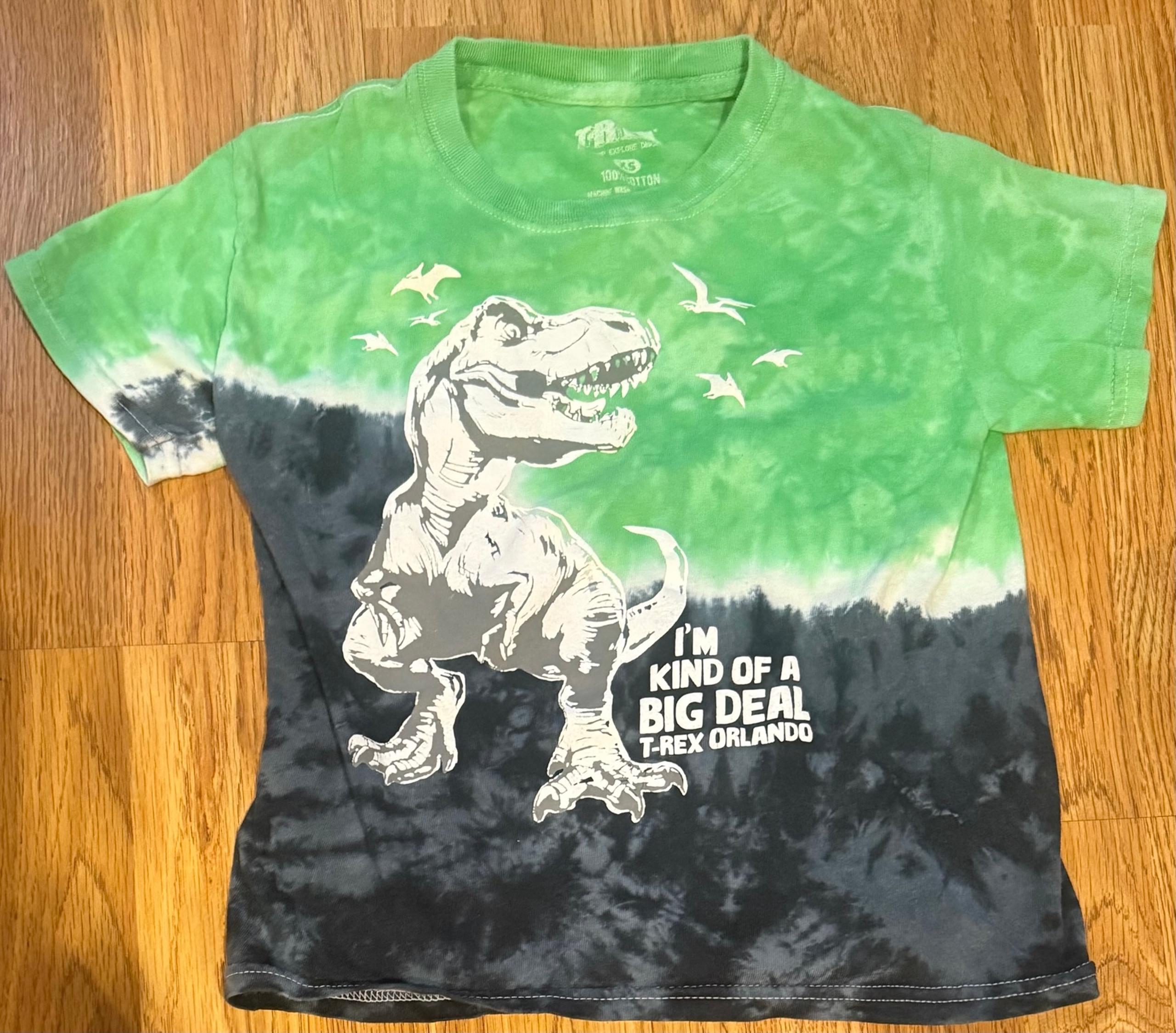 Boys Tee T-Rex Cafe Disney Springs Orlando T-Rex ‘I’m Kind Of A Big Deal’ XS