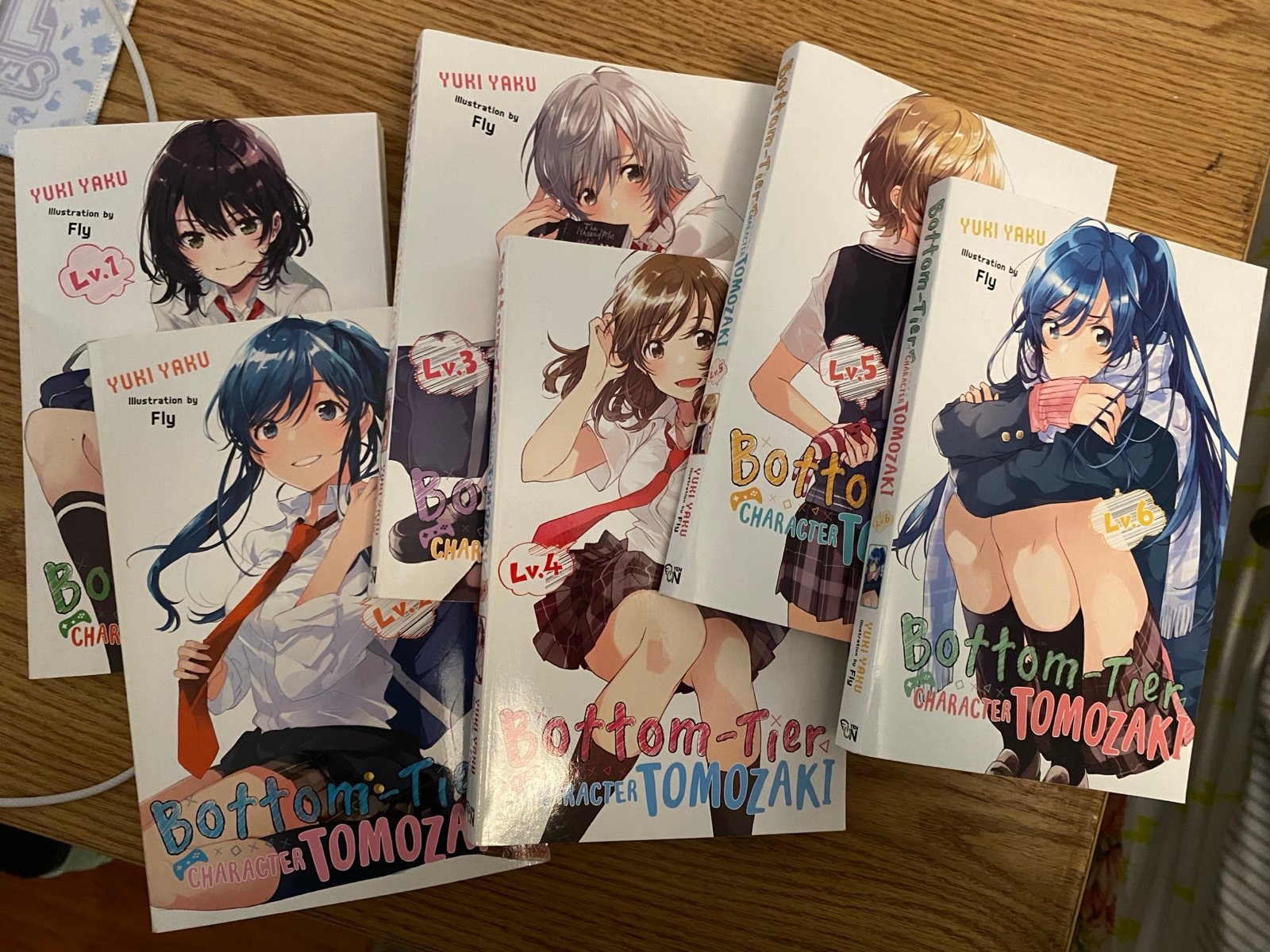 Bottom Tier Character Tomozaki Kun Vol 1-6 LN