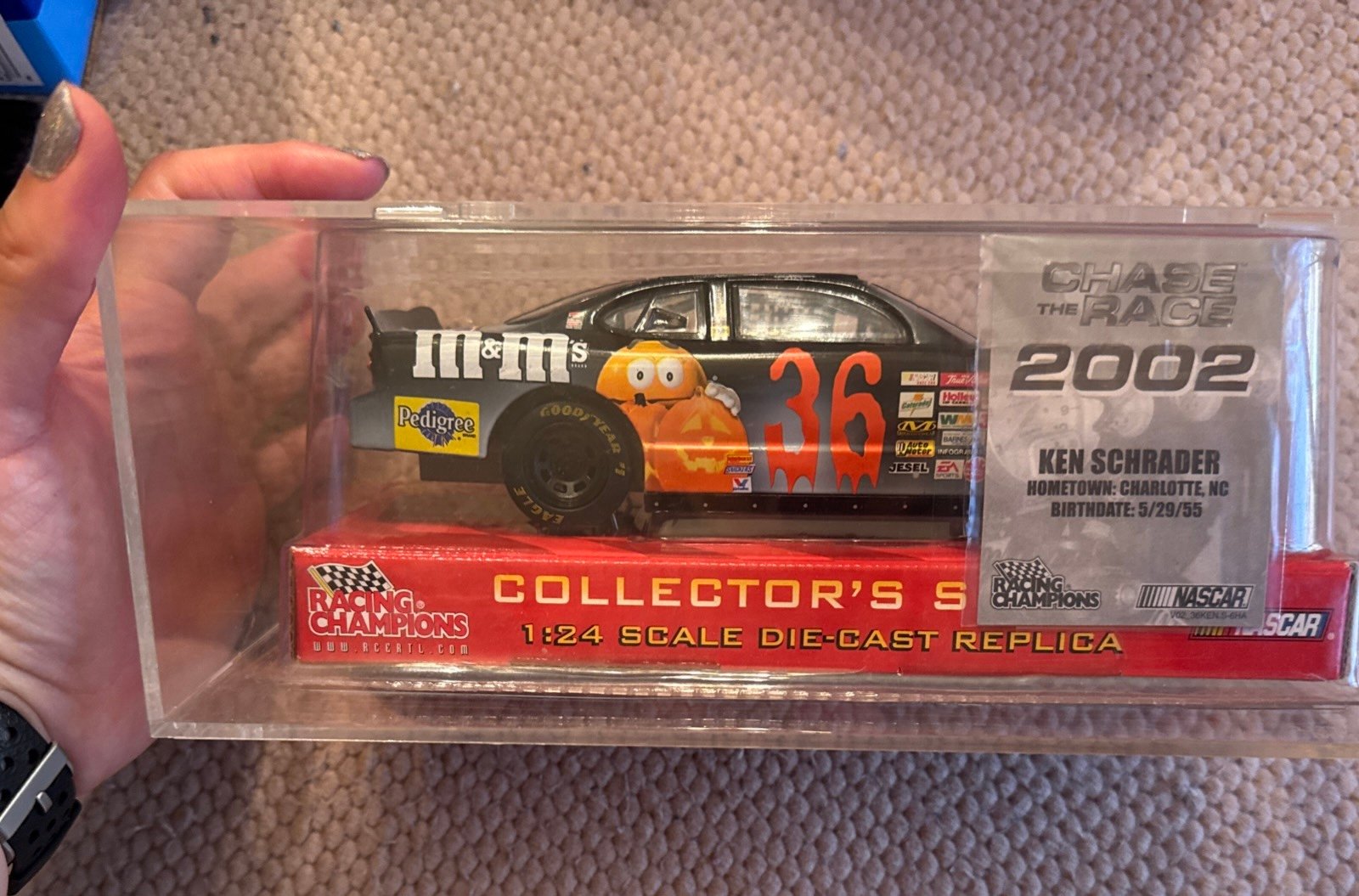 Autographed Ken Schrader NASCAR Diecast