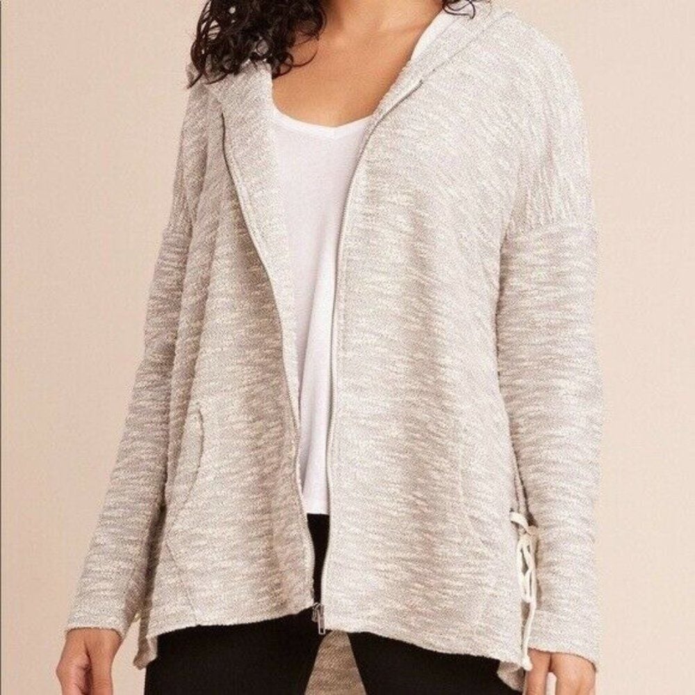Jack by BB Dakota Womens XS Heather Gray Full Zip