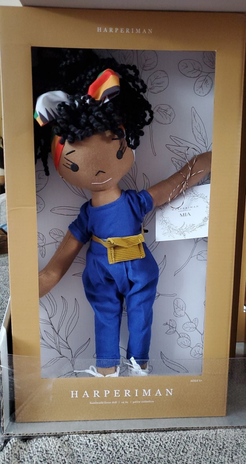 HTF Target Exclusive Harperiman Mia 14inch Linen Doll