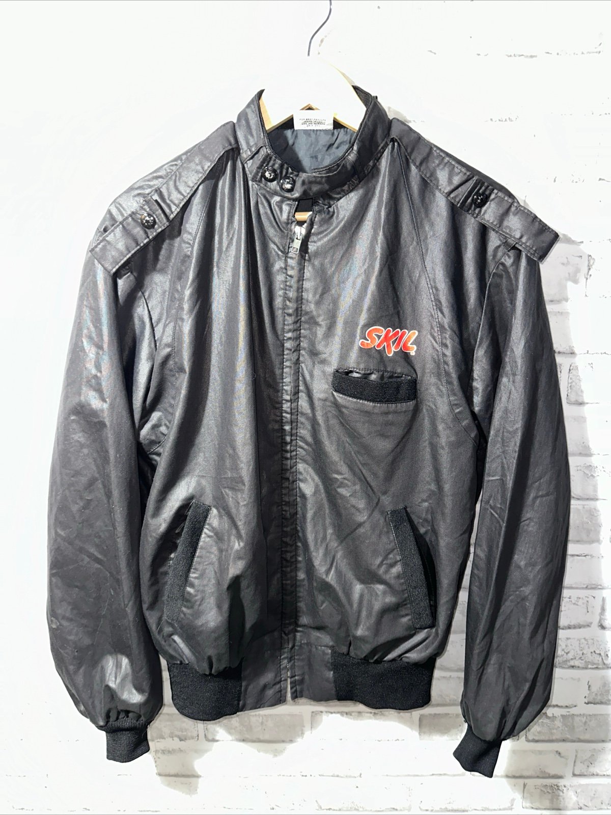 VTG BIRDIE Richard A. Leslie Cafe Style Driving Jacket SKIL MENS M USA