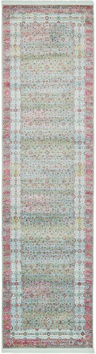 2' 7 x 10' New Area Rug Blue H 39723 Home Decorative Art Soft Carpet Collectible