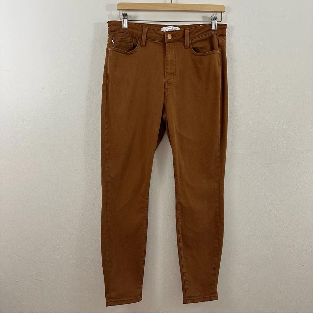 Judy Blue Womens Brown Slim Fit Skinny Pants Size 29