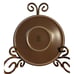 Stone + Lain Set-3 Stoneware Dinner Plates 10 1/4 Speckled Matte Brown *HEAVY*