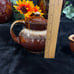 Vintage brown drip glaze pottery lot
