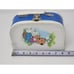 Vintage Little Toy Suitcase/Lunchbox Bear Playing A Flute Signed By Artist