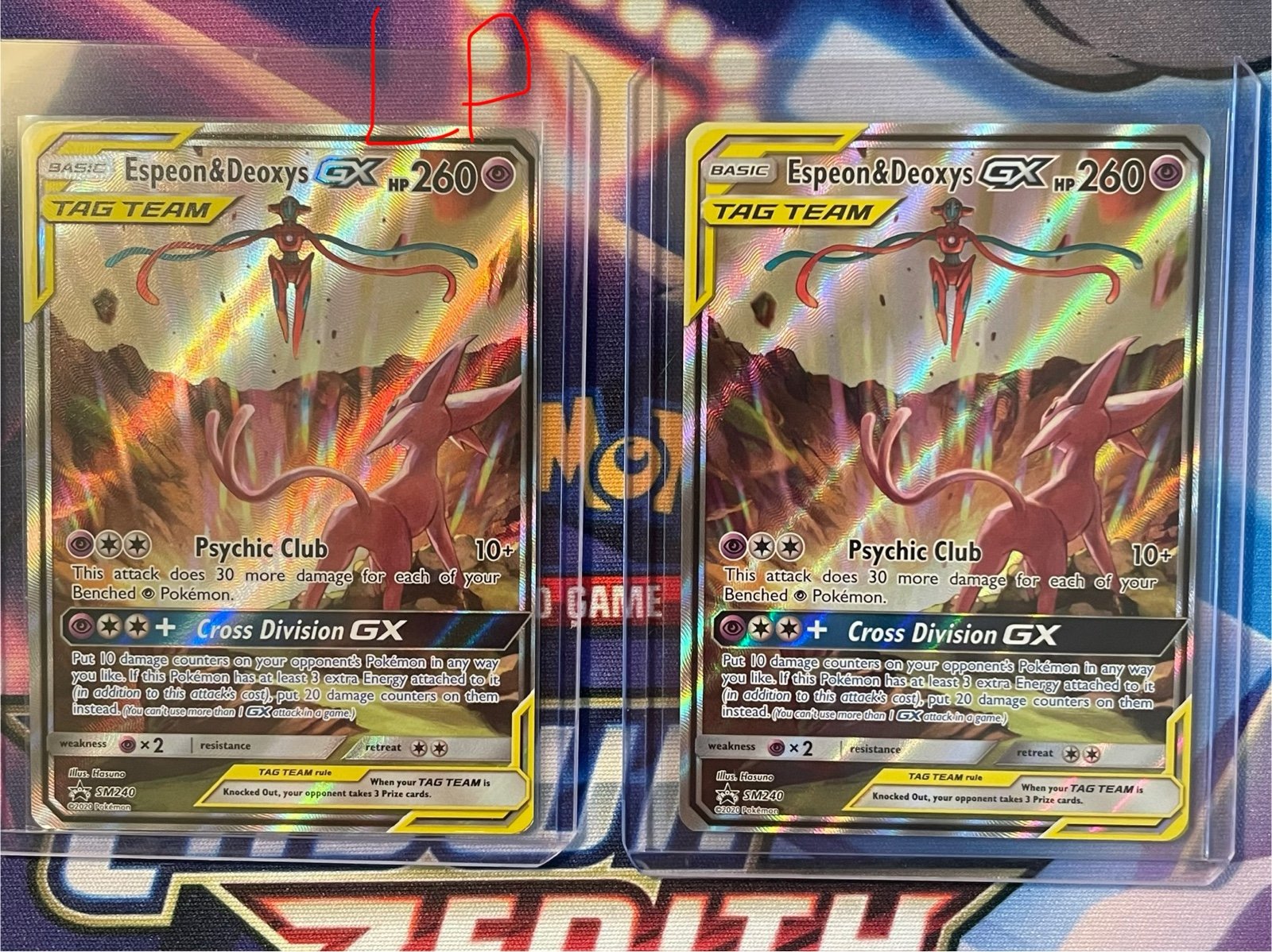 Espeon & Deoxys GX Tag Team Promo X2 + BONUSES