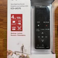 Sony ICD-UX570 super Slim Digital Voice Recorder