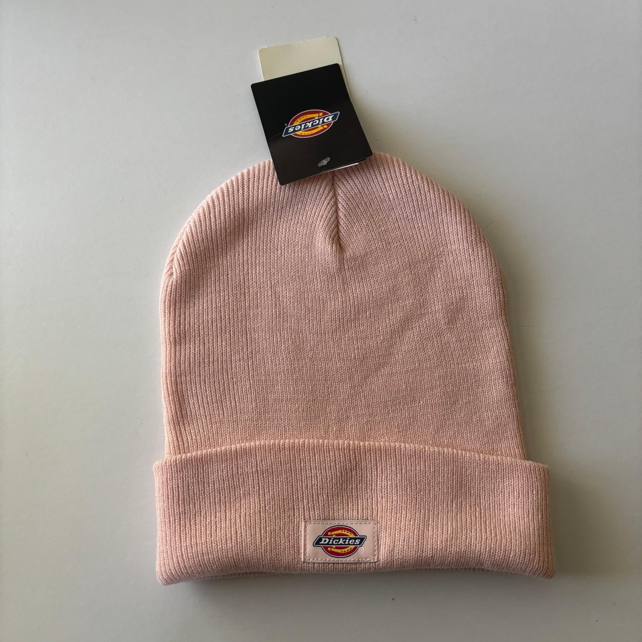 New Dickies Pink Beanie Hat One Size