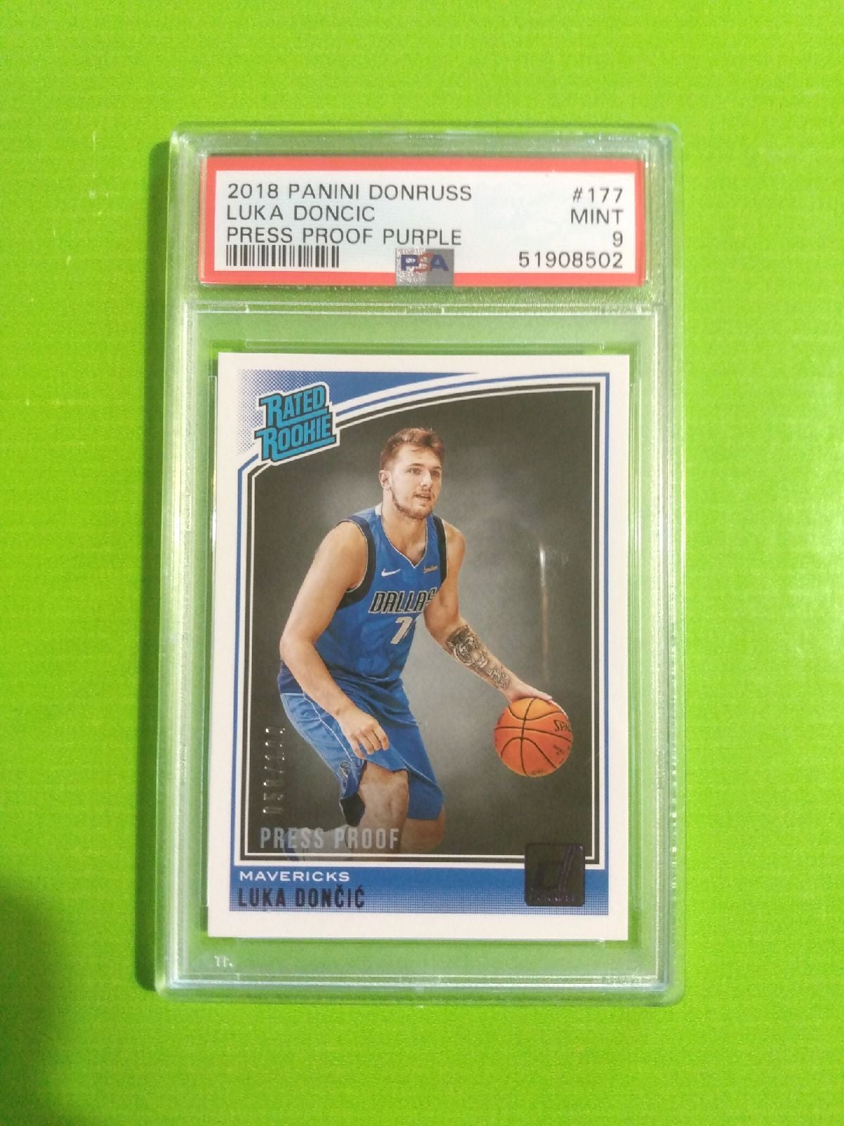 Donruss Press Proof Purple 58/199 Luka