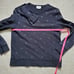 Kate Spade Black Glitter Polka Dot and Bow Sweatshirt szXS
