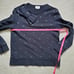 Kate Spade Black Glitter Polka Dot and Bow Sweatshirt szXS