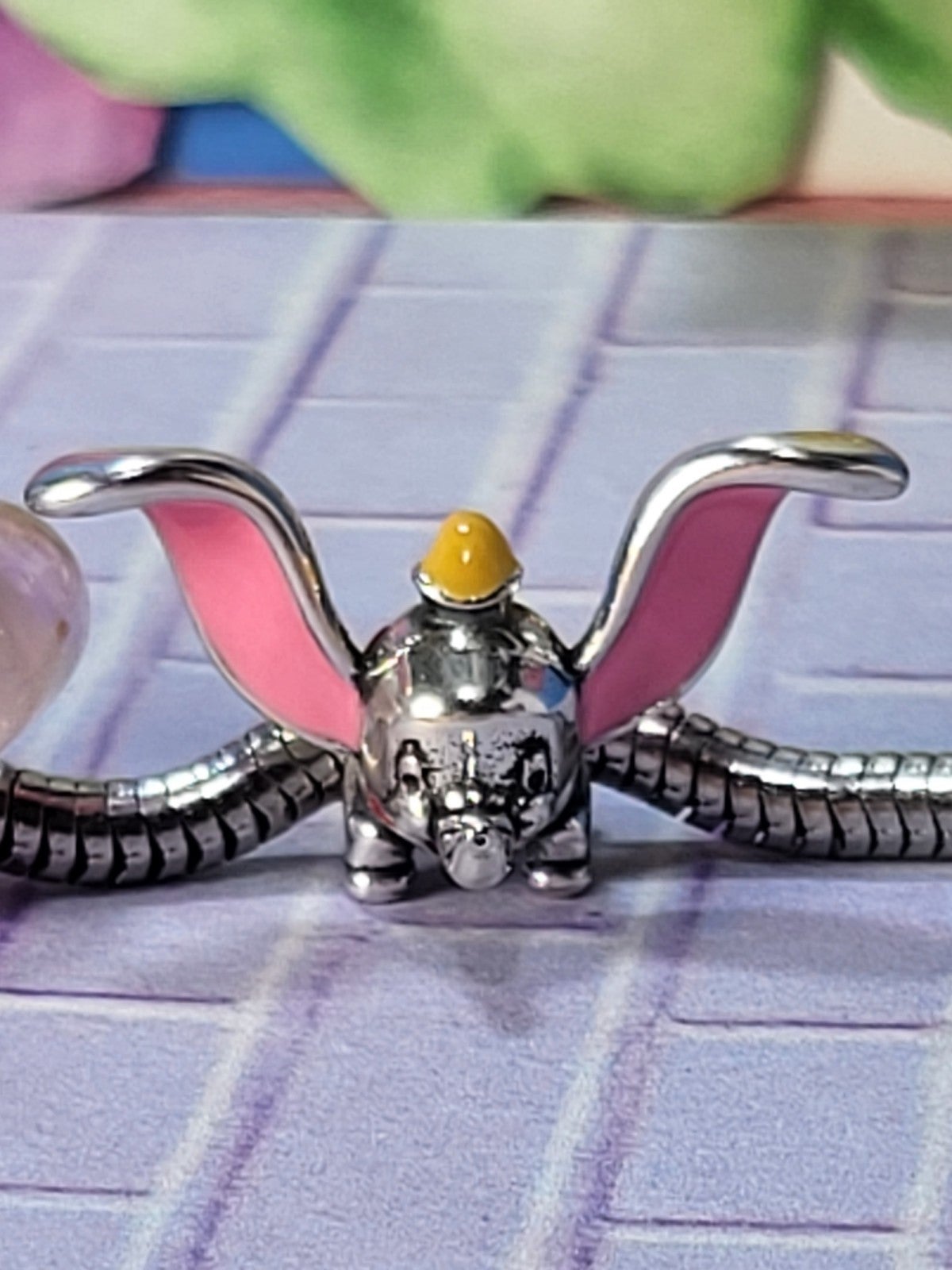 S925 Sterling Silver Disny Dumbo Elephant Charm