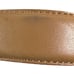 Lauren Ralph Lauren Womens Leather Belt XL 42” Tan Italy Minimalist Design EUC