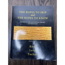 THE ROPES TO SKIP AND THE ROPES TO KNOW NINTH EDITION By Ritti & Levy Very Good