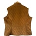 Eddie Bauer Quilted Brown Corduroy Vest Full Snap & Zip Women’s sz XL Outdoors