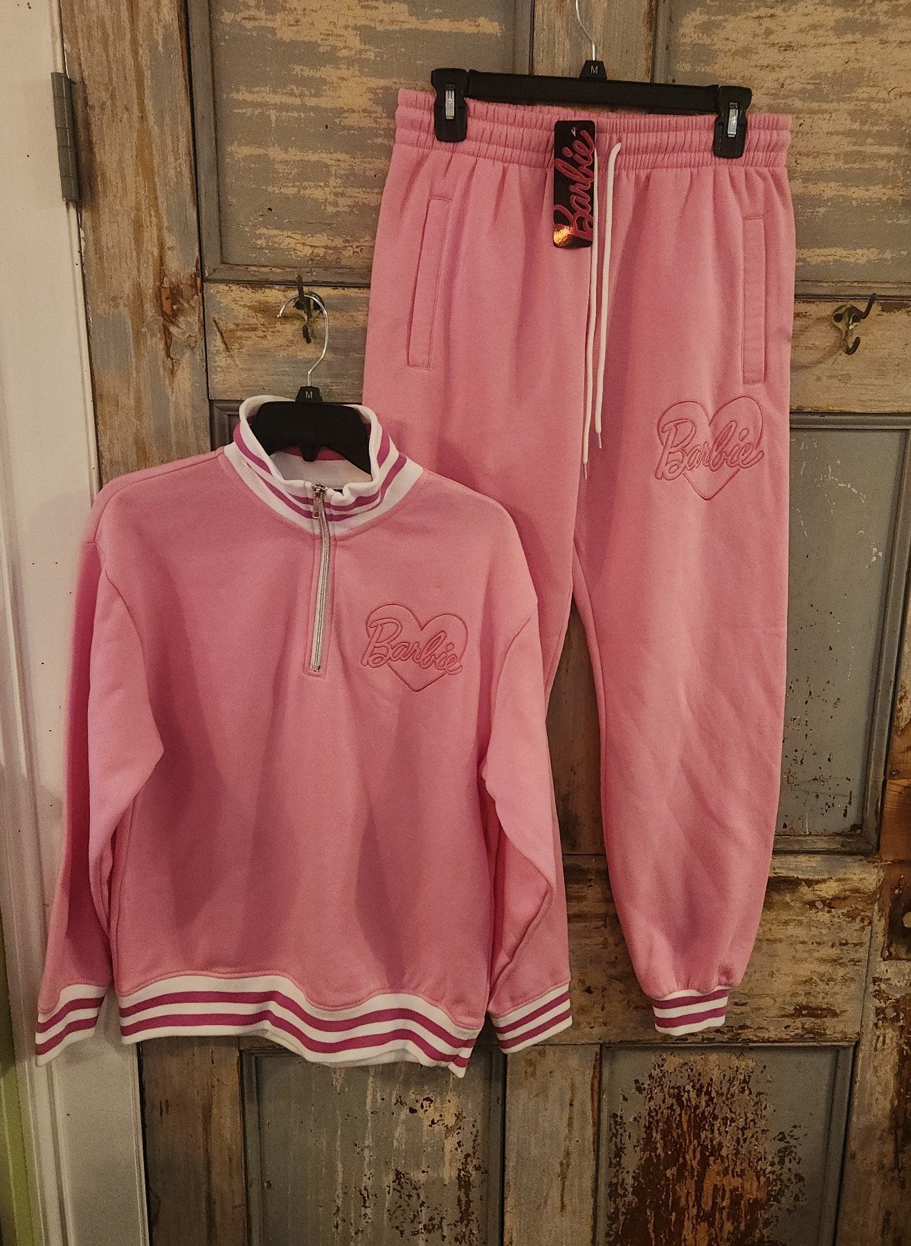 Barbie Pink Sweatsuit - Size Medium