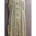 Vest vintage womens 90s Satin Brocade white Maxi duster tail Mandarin collar