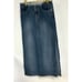 Vintage Bubblegum Womens Blue Denim Jean Side Slit Long Pencil Skirt Size 1/2