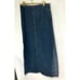 Vintage Bubblegum Womens Blue Denim Jean Side Slit Long Pencil Skirt Size 1/2