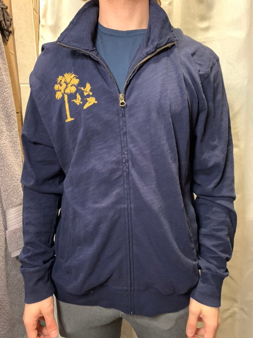 Billy Reid NWT 100% Cotton Lightweight Varsity Athletic Jacket XL