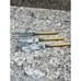 Stanley Roberts Spectrum Ivory Three Knives Stainless