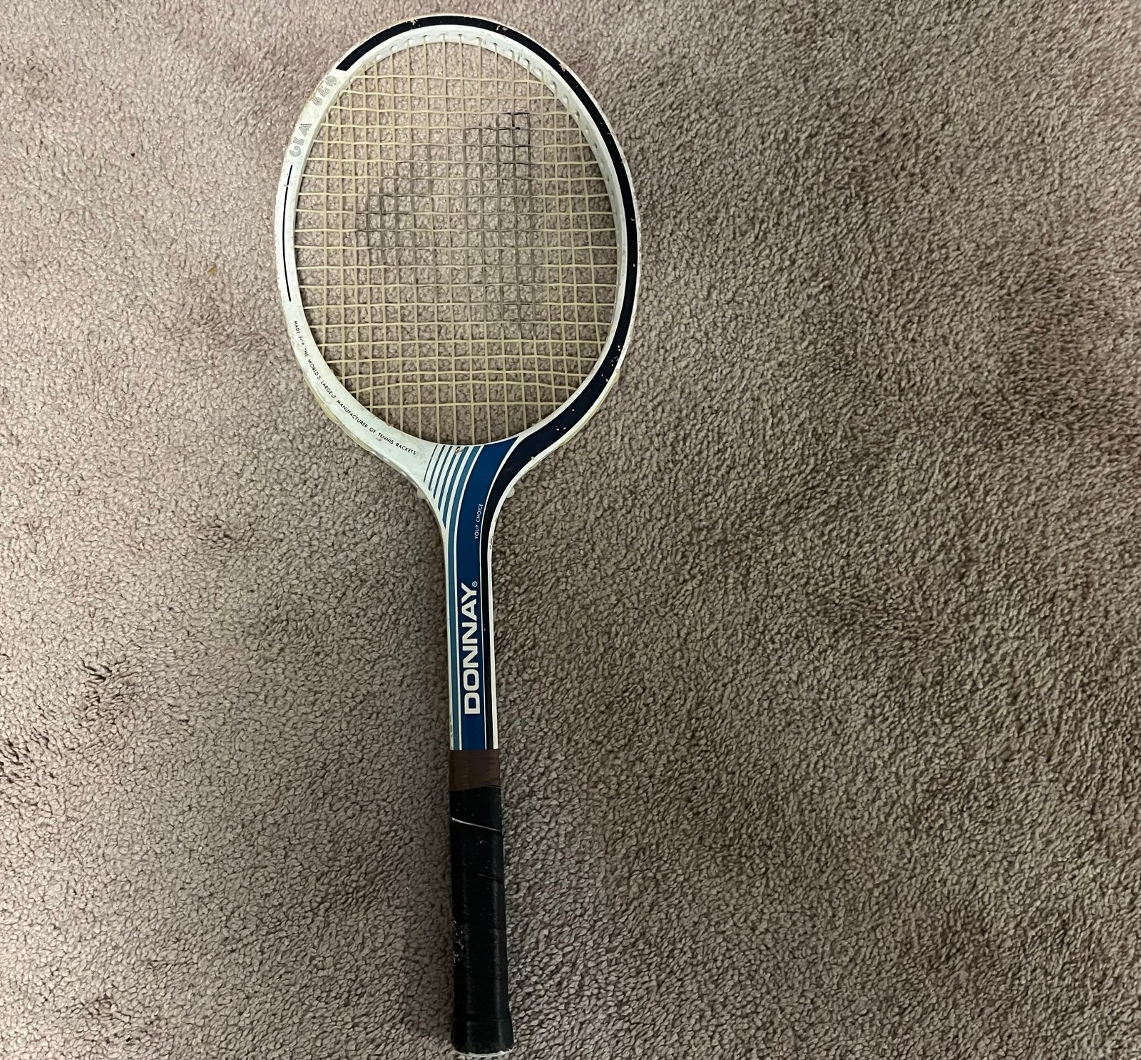 Vintage Donnay GLM 640 Blue White Tennis Racquet