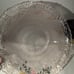 2 VINTAGE PINK DEPRESSION GLASS SALAD BOWL WITH RAISED GRAPES AROUND THE RIM