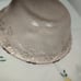 2 VINTAGE PINK DEPRESSION GLASS SALAD BOWL WITH RAISED GRAPES AROUND THE RIM