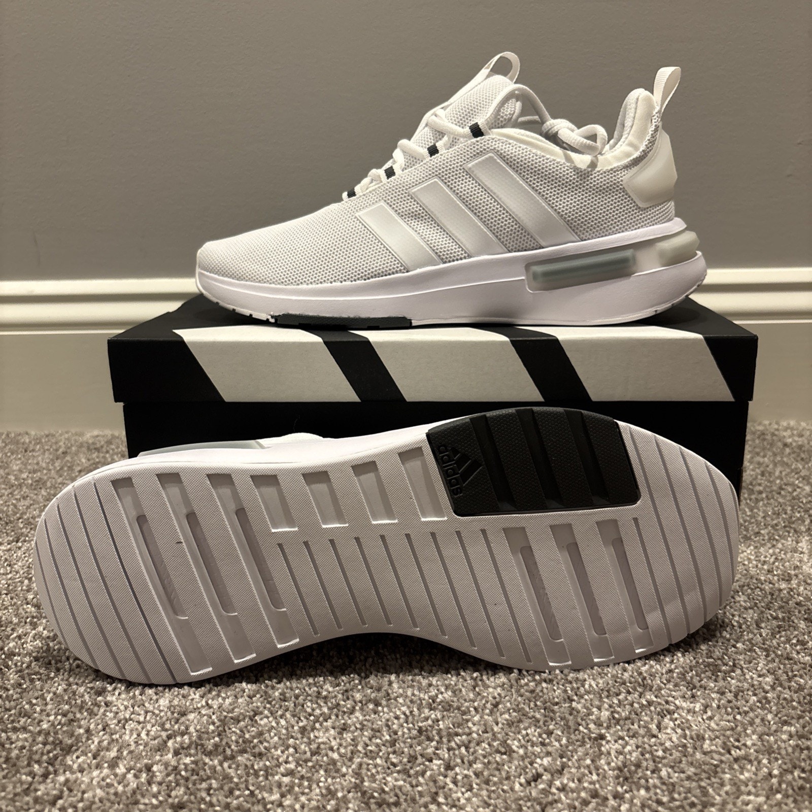 New Adidas Racer TR23 White Men's Size 10 Sneakers IG7324
