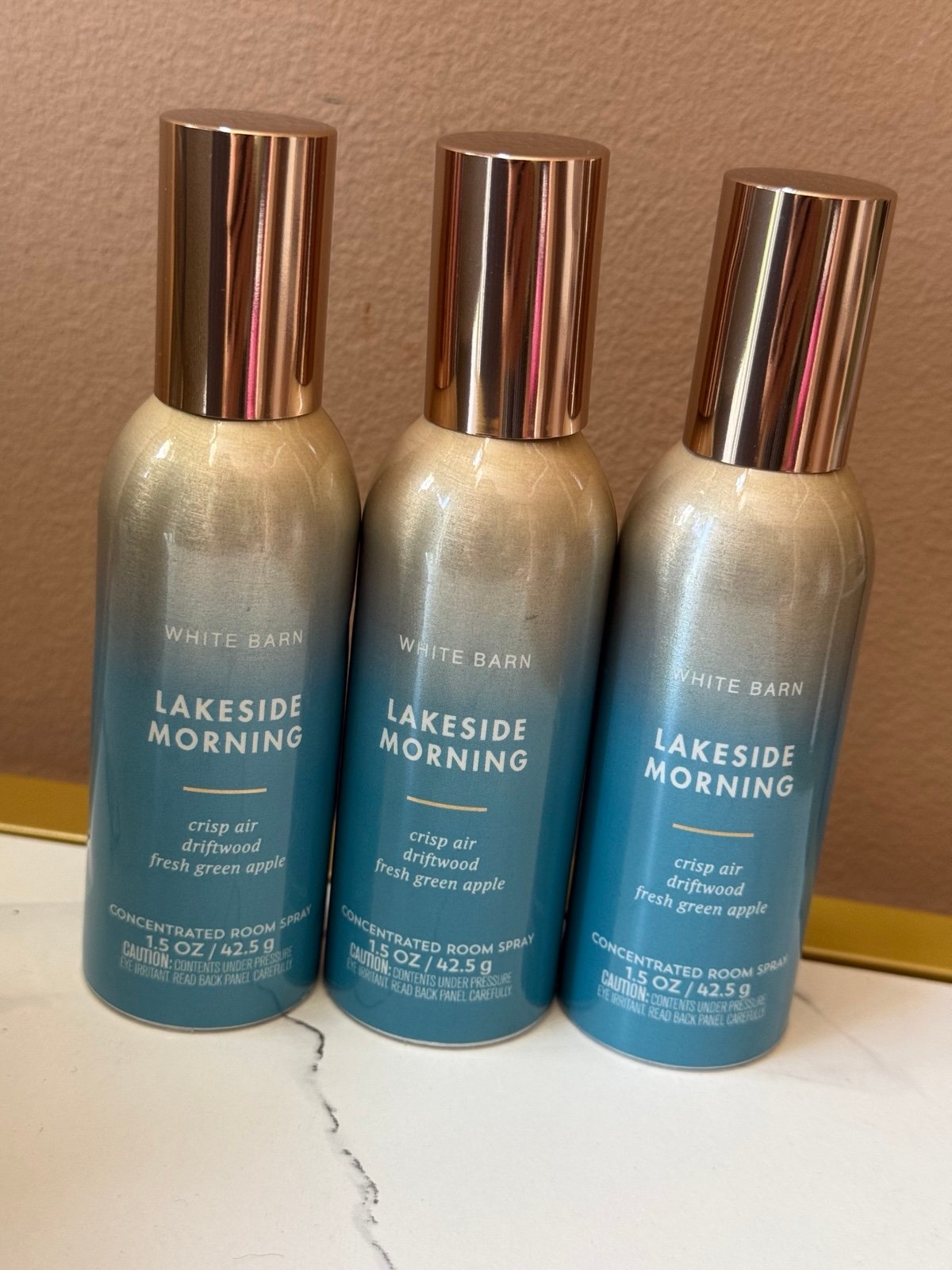 3 Bath & Body Works LAKESIDE MORNING Concentrated Room Spray Fragrance