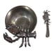 Mud Pie Lobster 8 Sculpted Aluminum Bowl Crab Spreader Arthur Court Style
