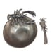 Mud Pie Lobster 8 Sculpted Aluminum Bowl Crab Spreader Arthur Court Style