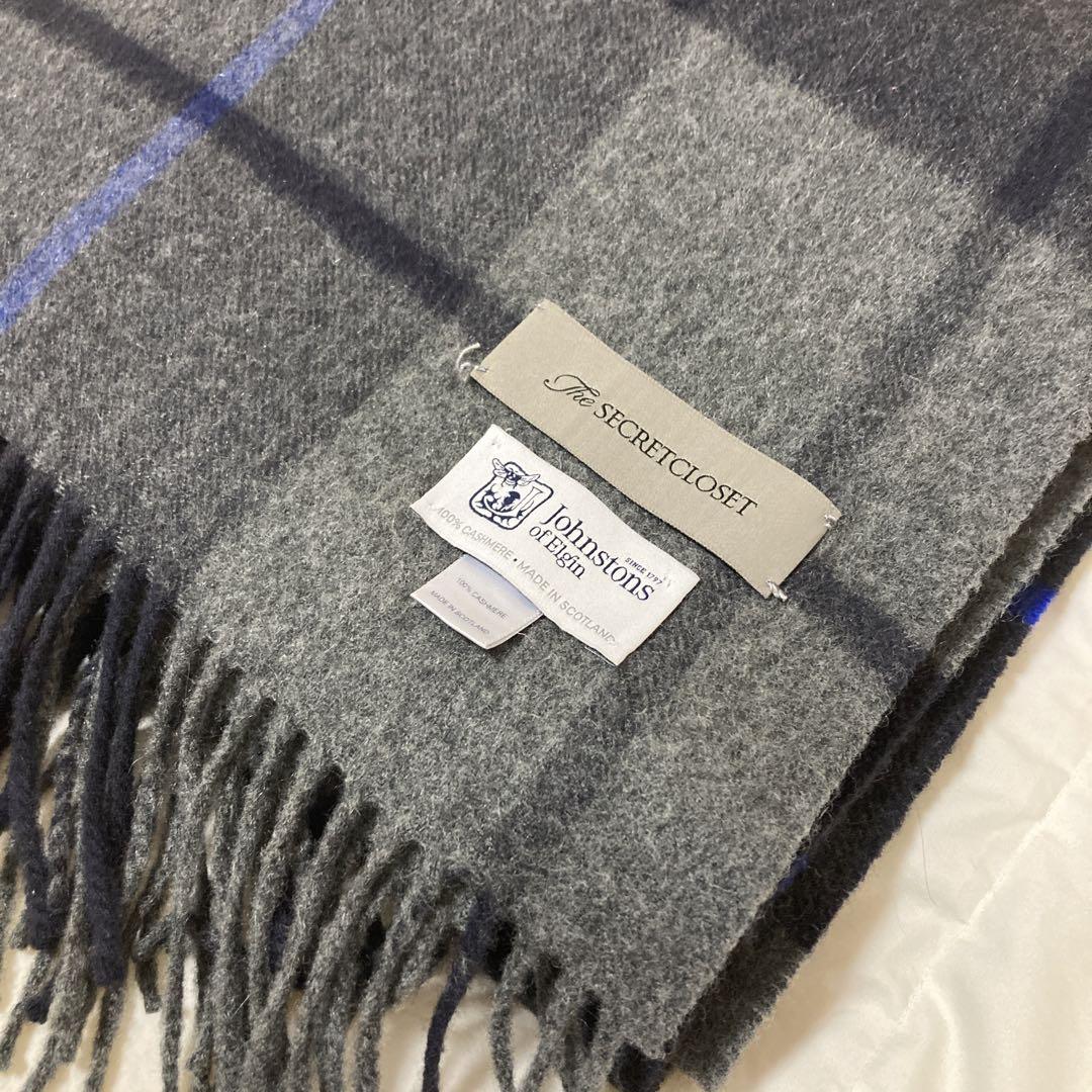 早い者勝ち The ストール Johnstons × SECRETCLOSET 小物