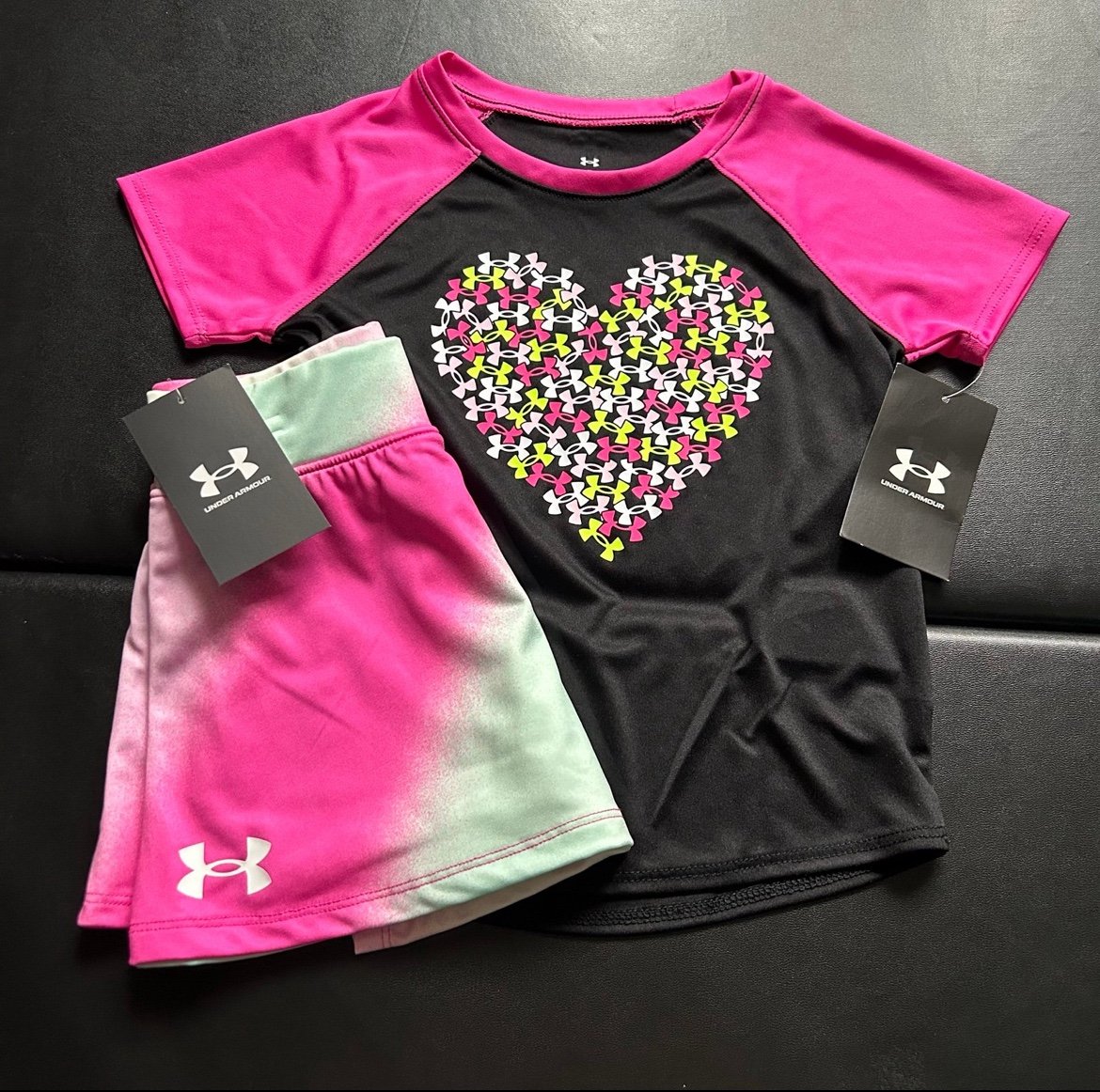NWT Under Armour athletic skort set girls size 4