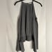 Brand: bar IIl bar IIl Womens Cold Shoudler Halter Top Shirt, Grey, Small