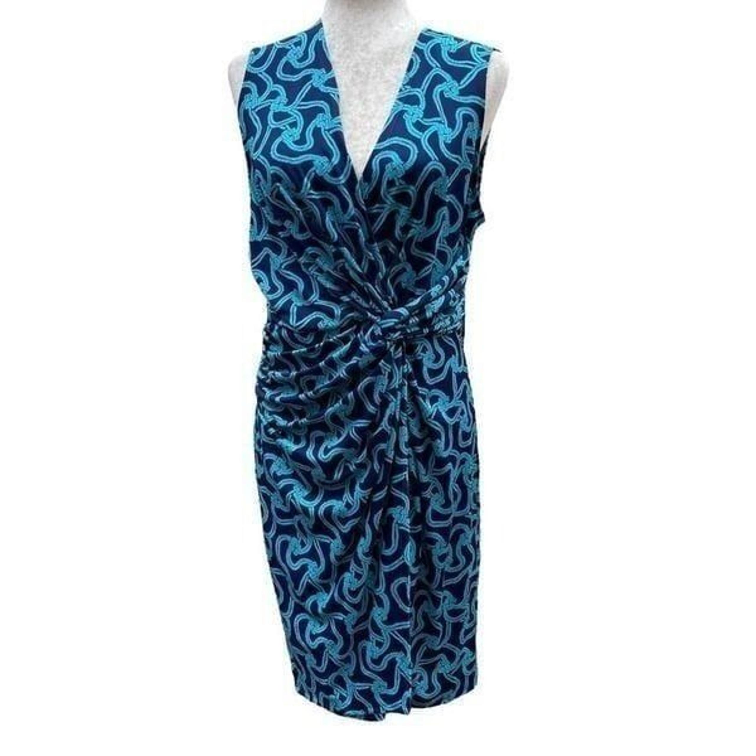 Julie Brown NYC Rope and Knots Front Twist Sleeveless Dress