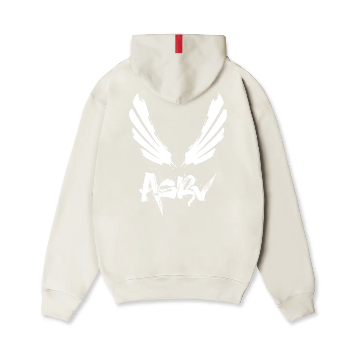 ASRV Tech-Terry™ Zip Pocket Hoodie - Stone/White Brush Wings/ASRV - Small