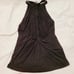 Lovers and Friends black braided back halter top size small