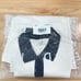 AYR The Scout Dress in Seashell Collared NEW Cream Navy Preppy size XS